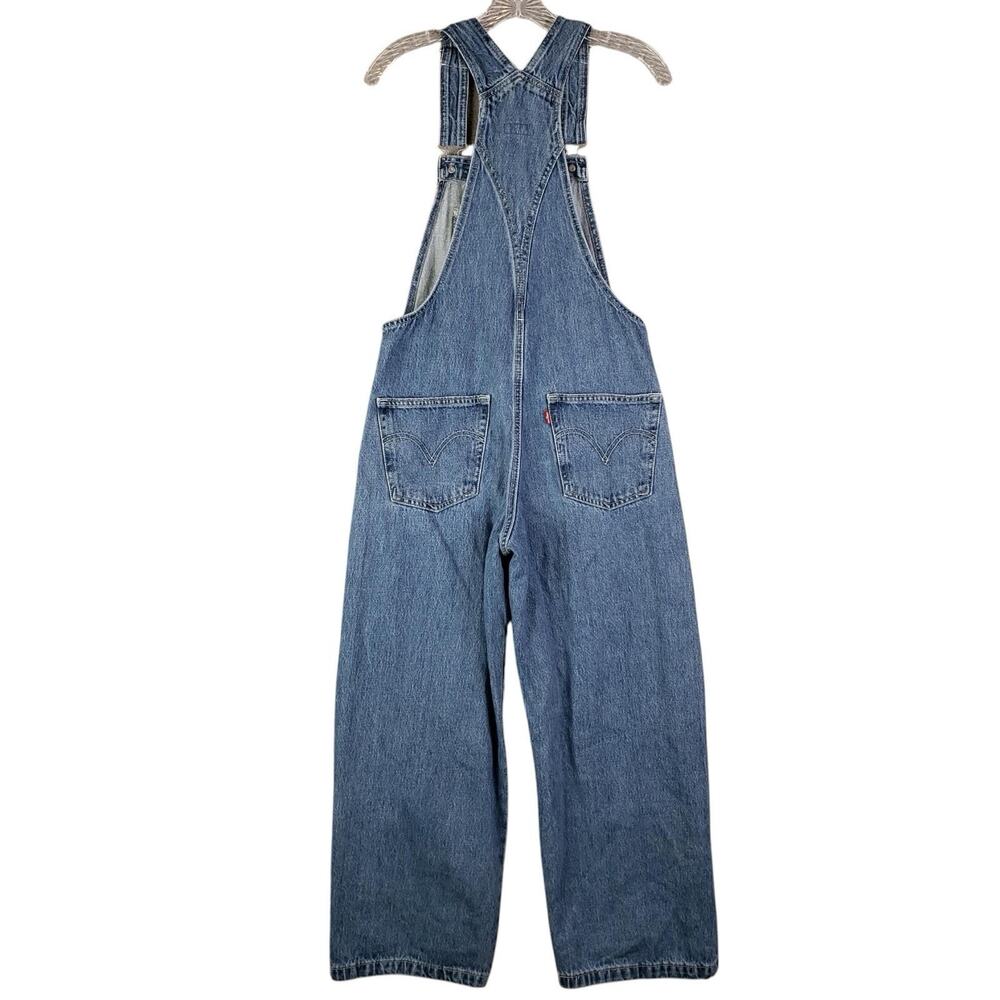Levi’s Strauss & Co Two Horses Brand Overalls Women’s Size XS Denim Double Knee - Picture 4 of 16